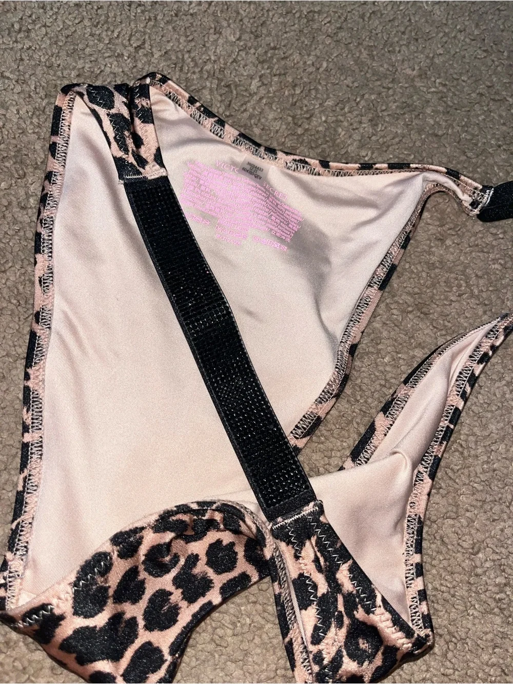 Victorias Secret Swim Leopard Print Bottoms